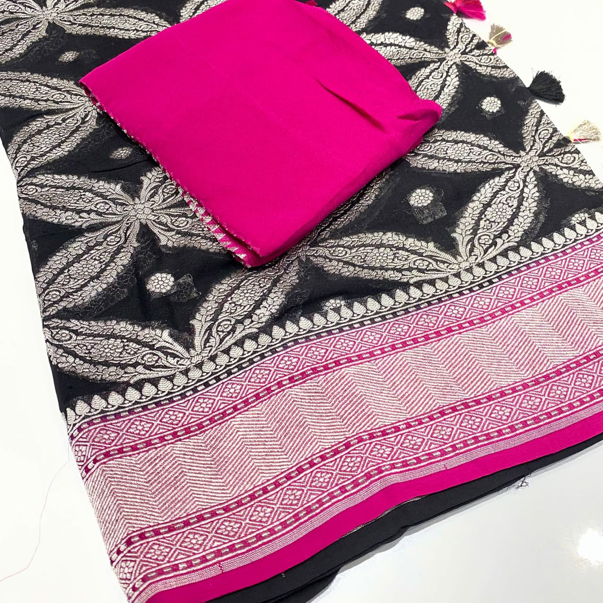Pure Banarasi Georgette Saree