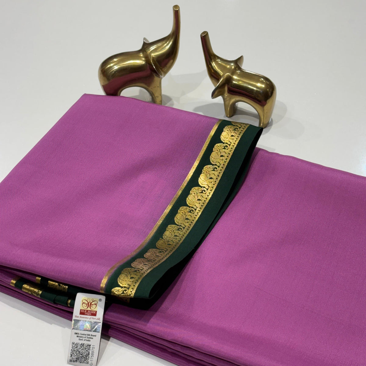 Pure Mysore Crepe Silk Saree