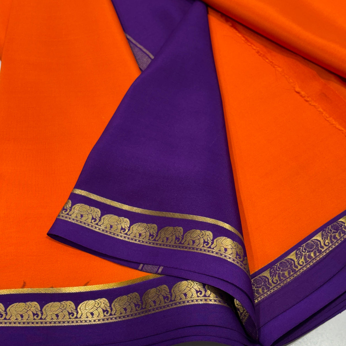 Pure Mysore Crepe Silk Saree