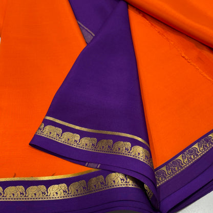 Pure Mysore Crepe Silk Saree