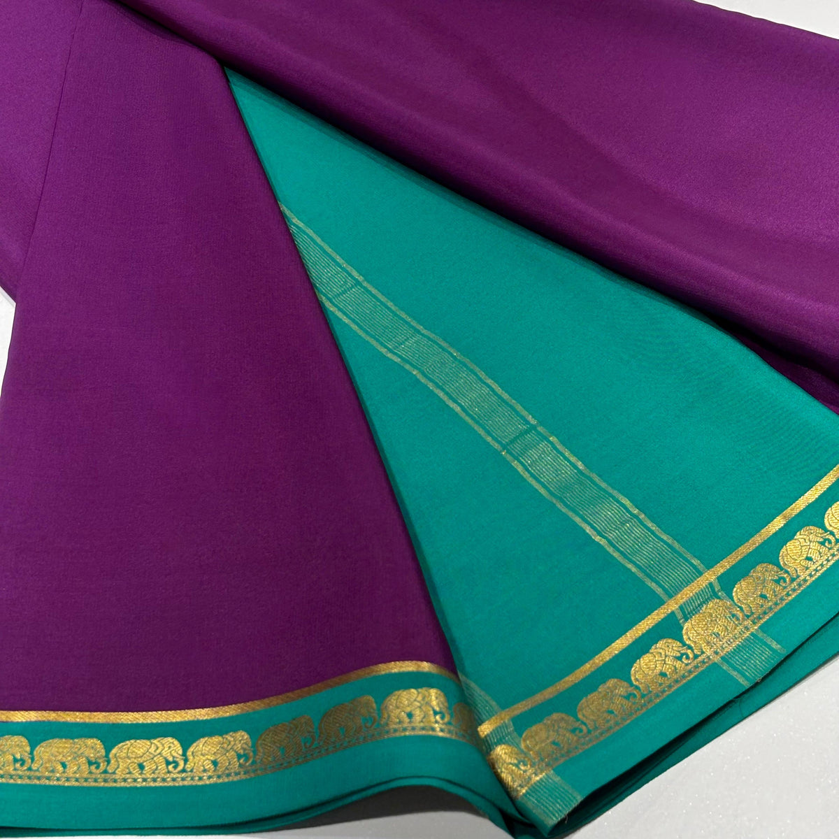 Pure Mysore Crepe Silk Saree