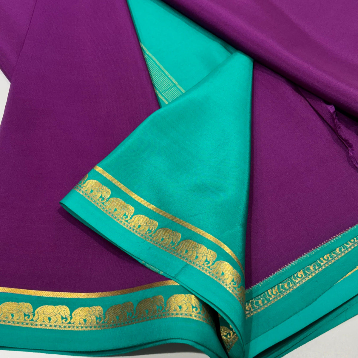 Pure Mysore Crepe Silk Saree
