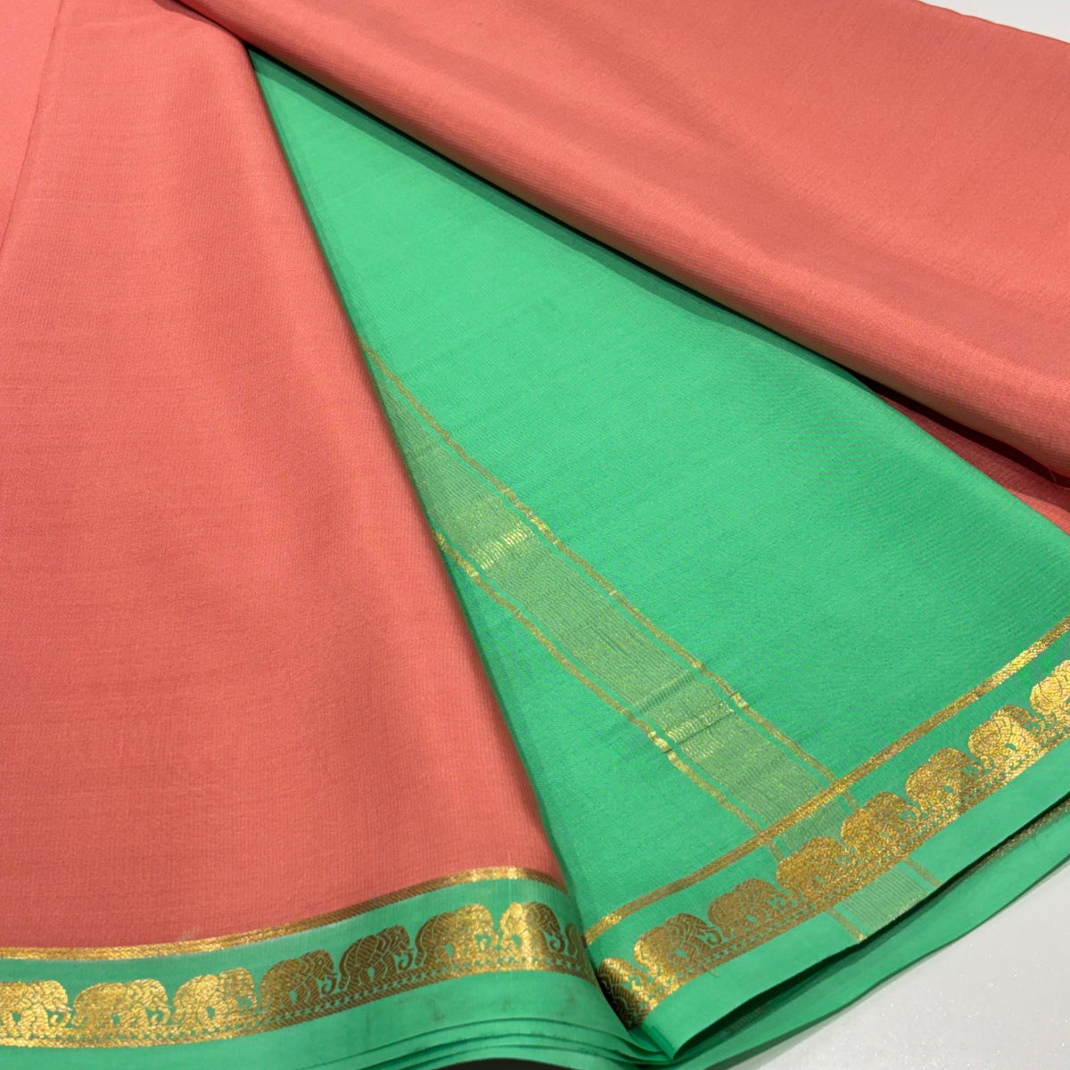 Pure Mysore Crepe Silk Saree