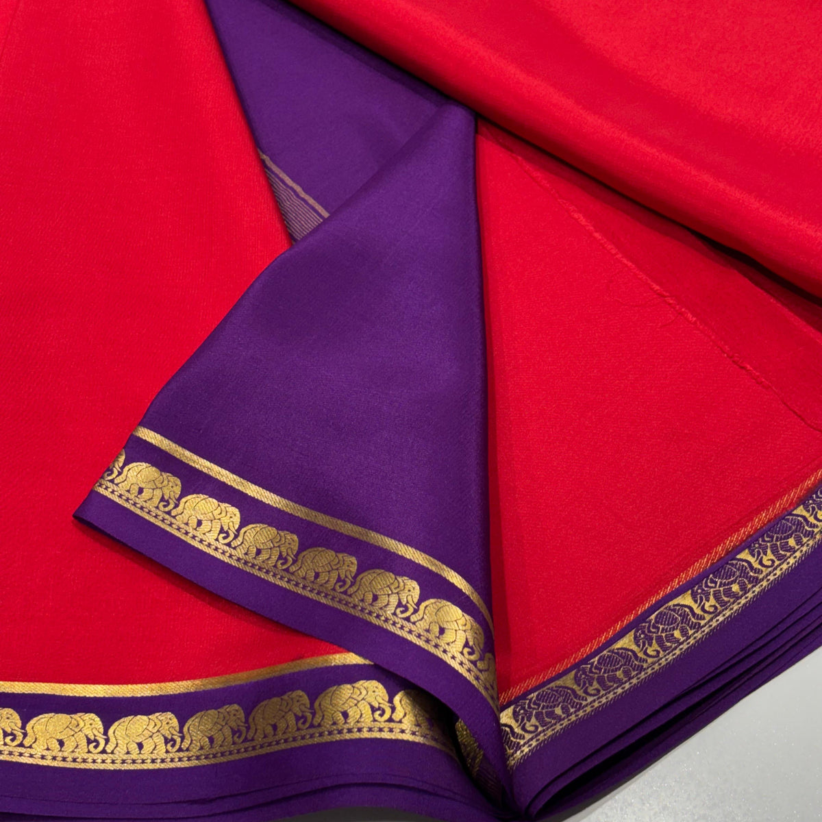 Pure Mysore Crepe Silk Saree