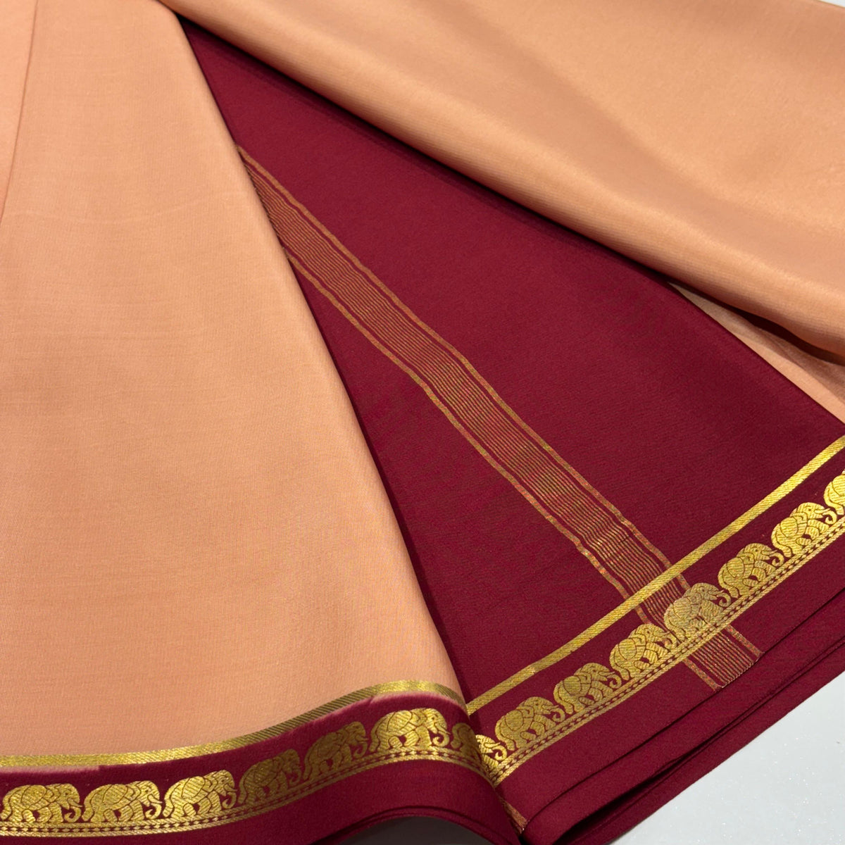 Pure Mysore Crepe Silk Saree