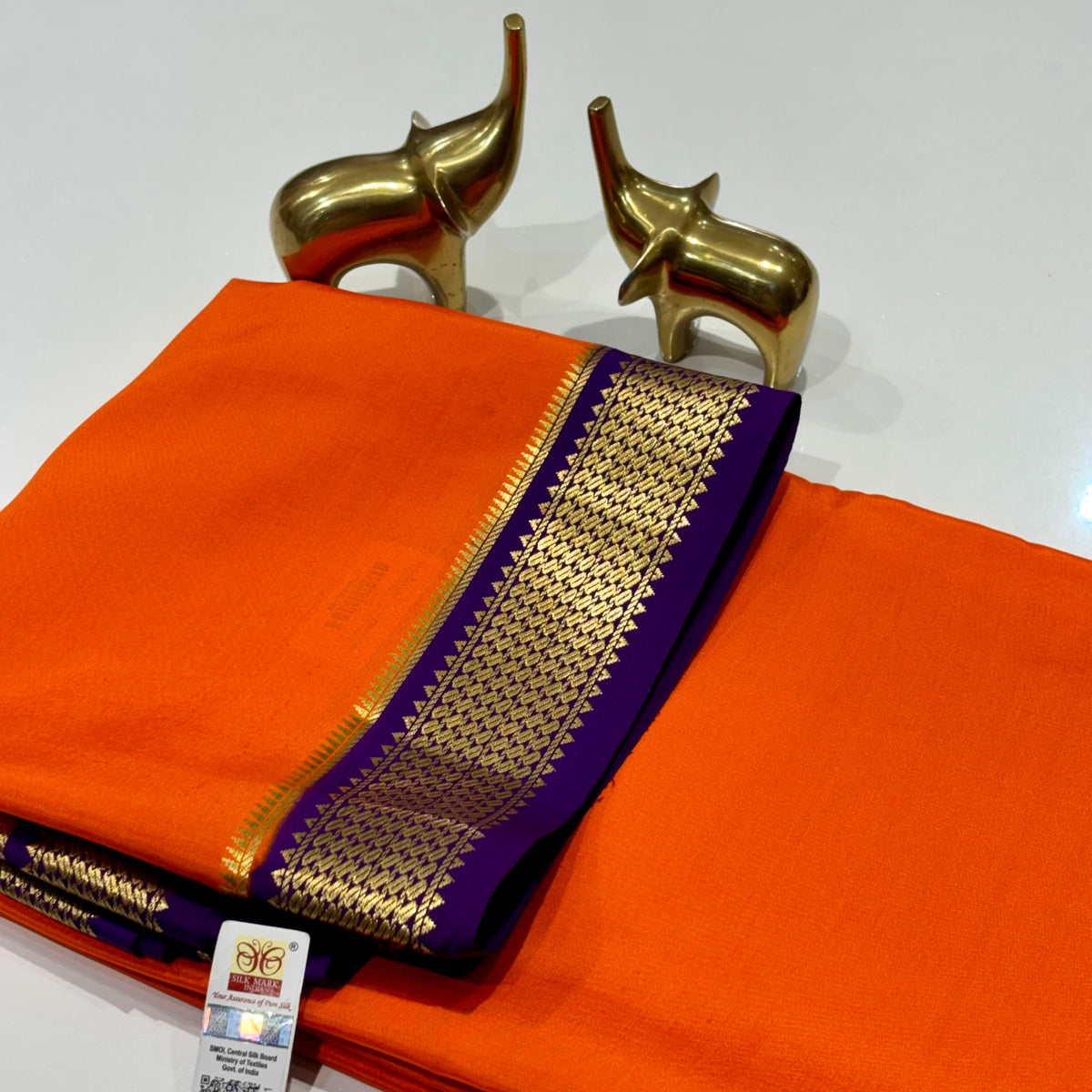 Pure Mysore Crepe Silk Saree