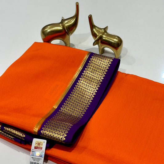 Pure Mysore Crepe Silk Saree