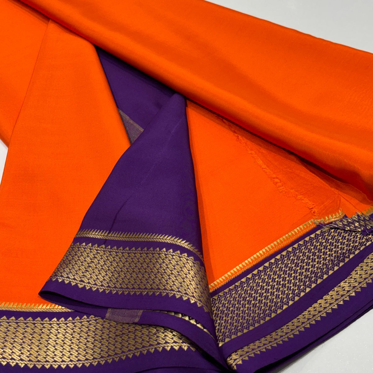 Pure Mysore Crepe Silk Saree