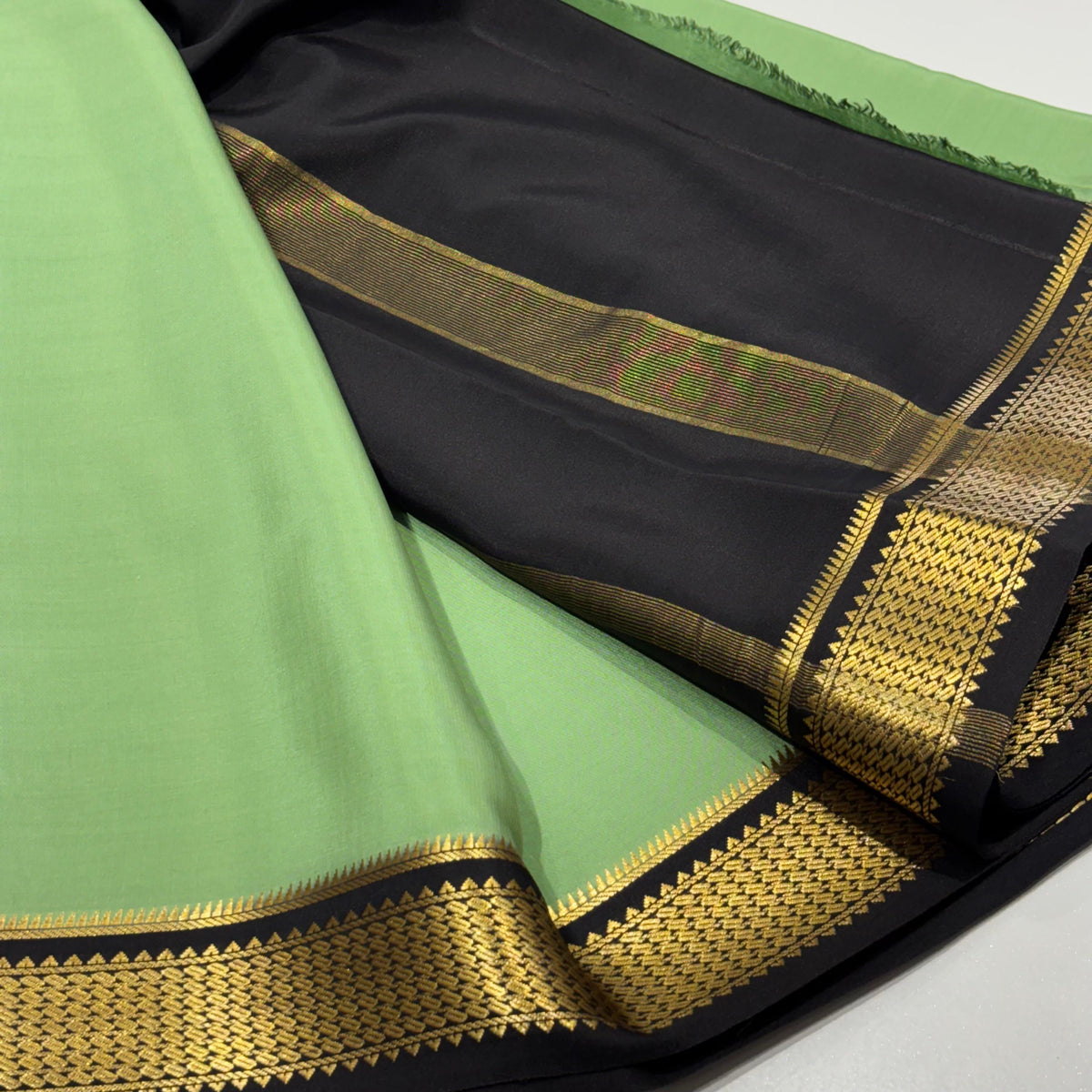 Pure Mysore Crepe Silk Saree