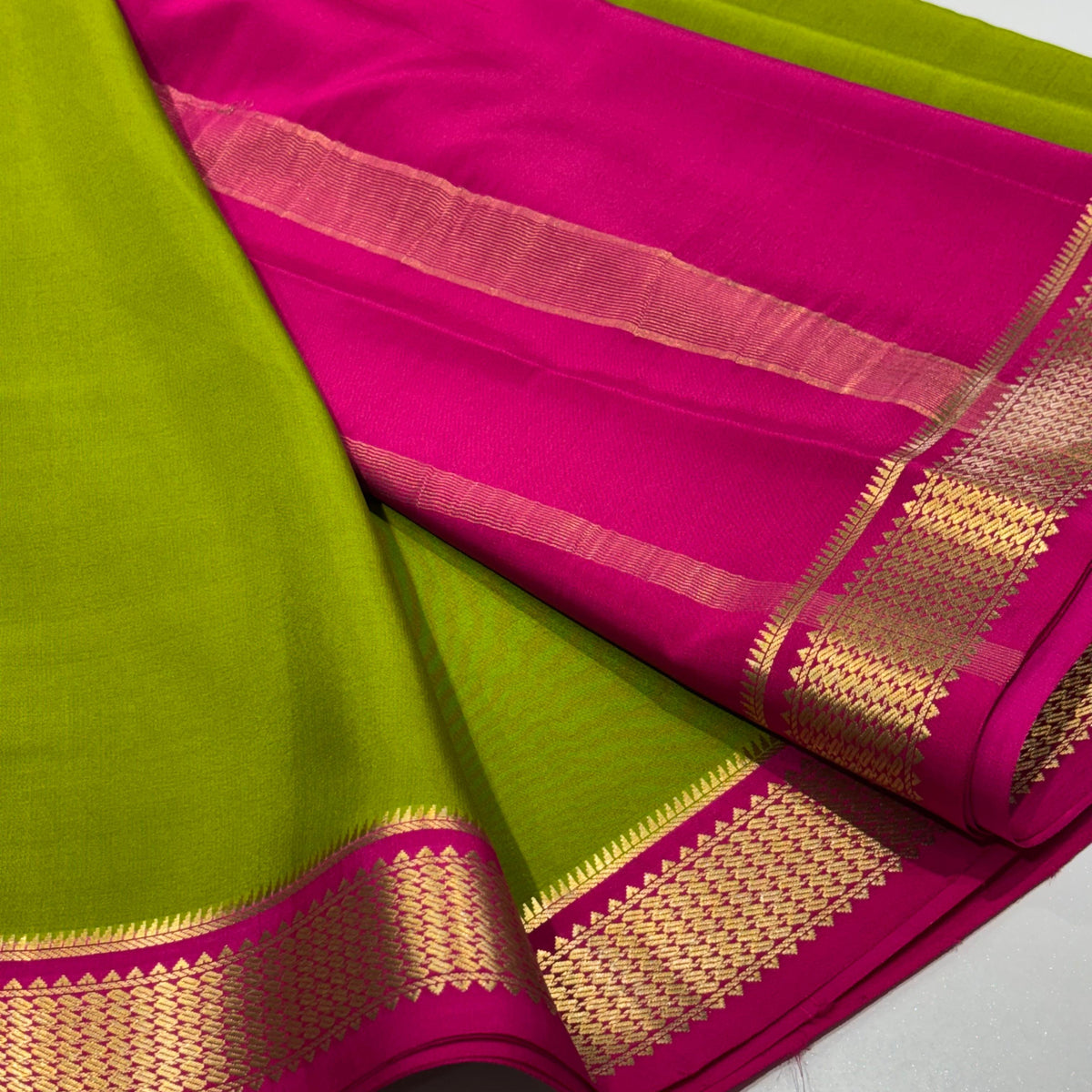 Pure Mysore Crepe Silk Saree