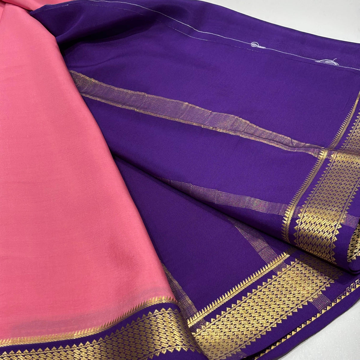 Pure Mysore Crepe Silk Saree