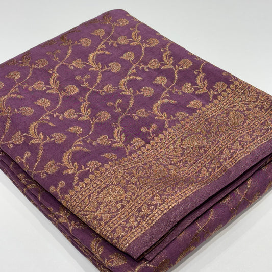 Semi Banarasi Georgette Saree