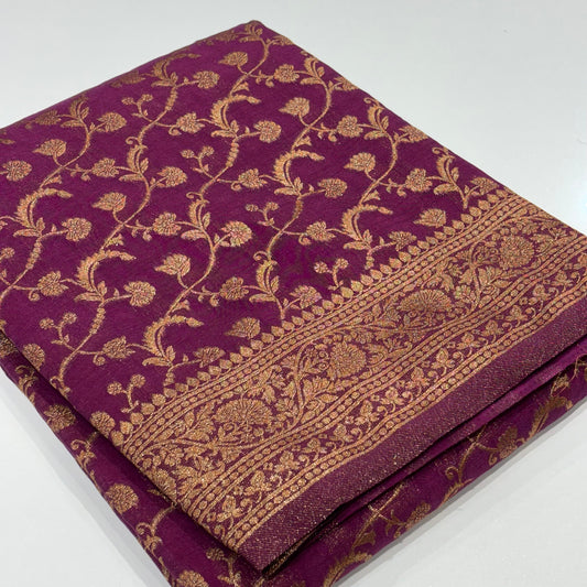 Semi Banarasi Georgette Saree