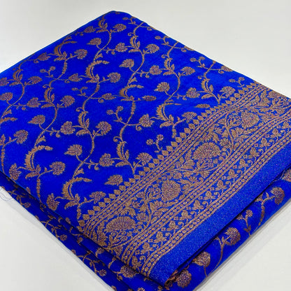 Semi Banarasi Georgette Saree