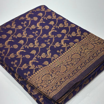 Semi Banarasi Georgette Saree