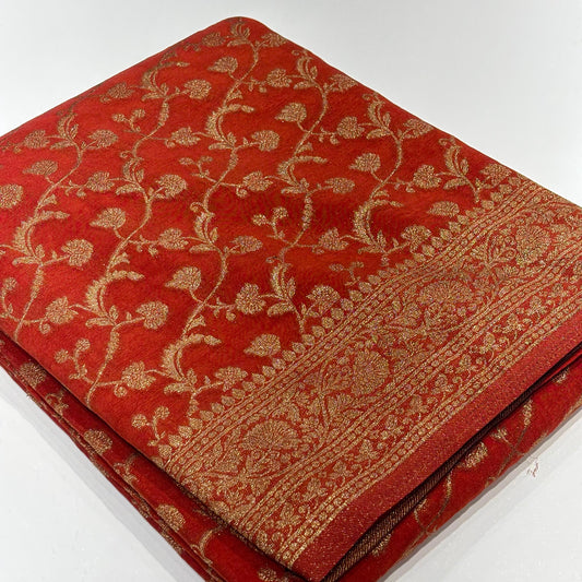 Semi Banarasi Georgette Saree