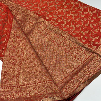 Semi Banarasi Georgette Saree