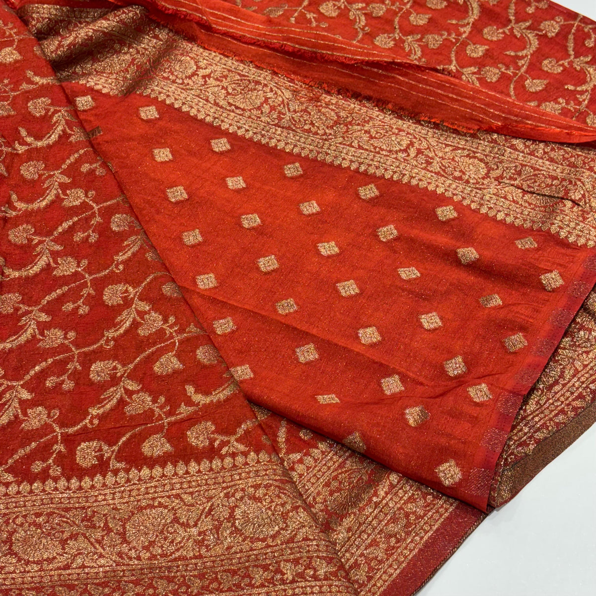 Semi Banarasi Georgette Saree