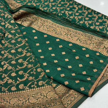 Semi Banarasi Georgette Saree