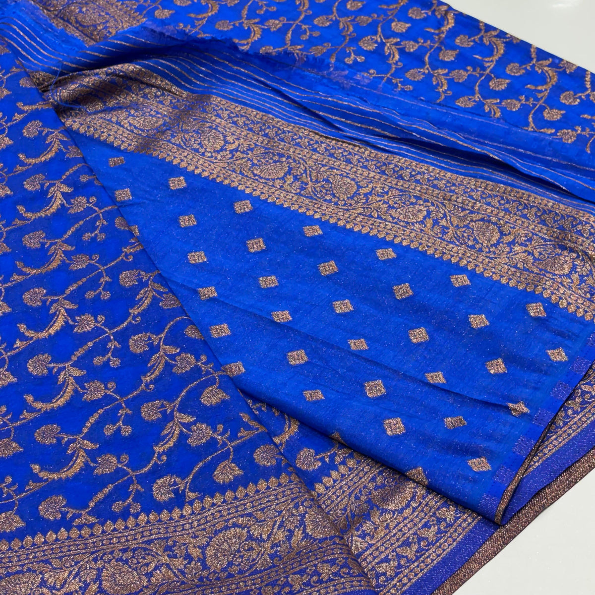 Semi Banarasi Georgette Saree