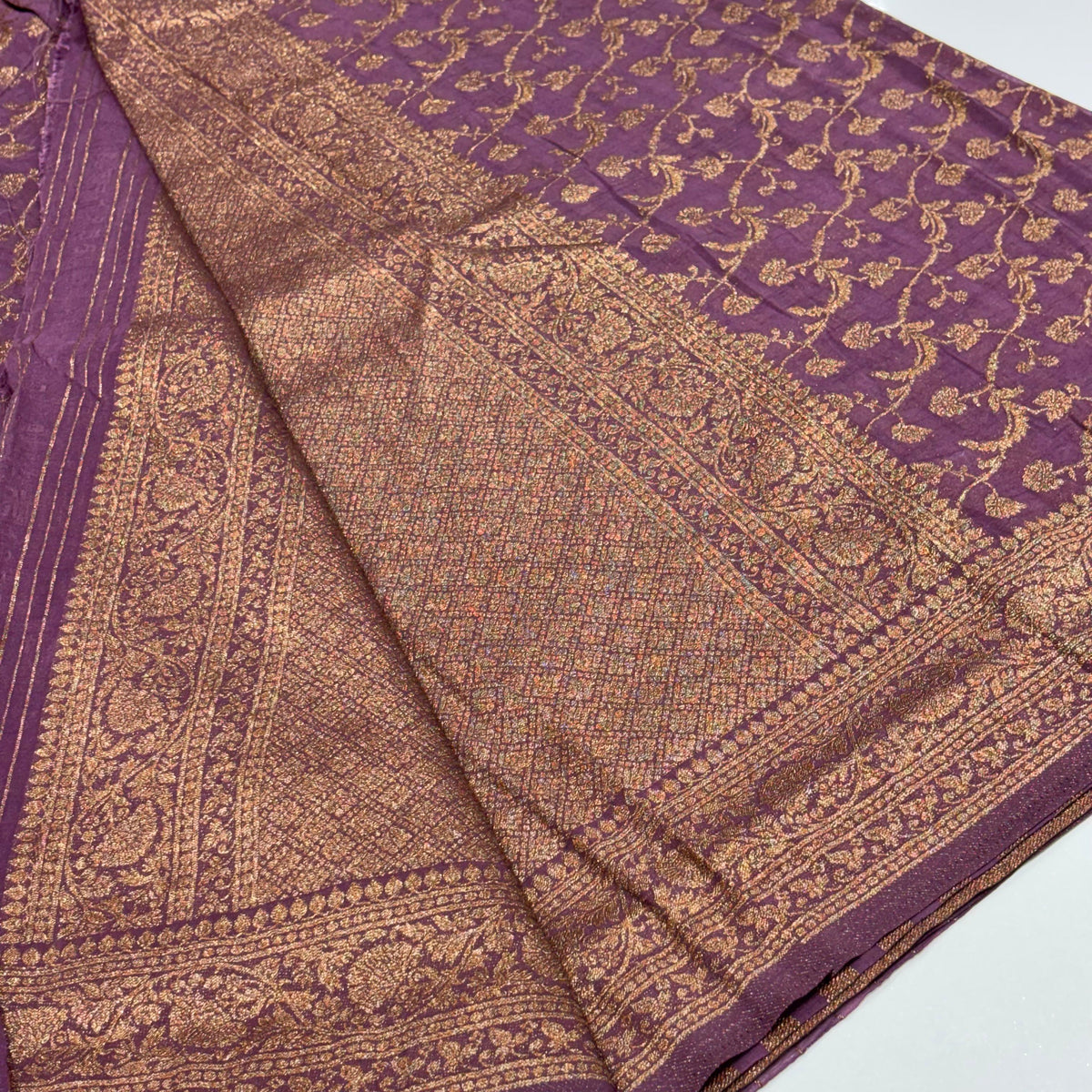 Semi Banarasi Georgette Saree