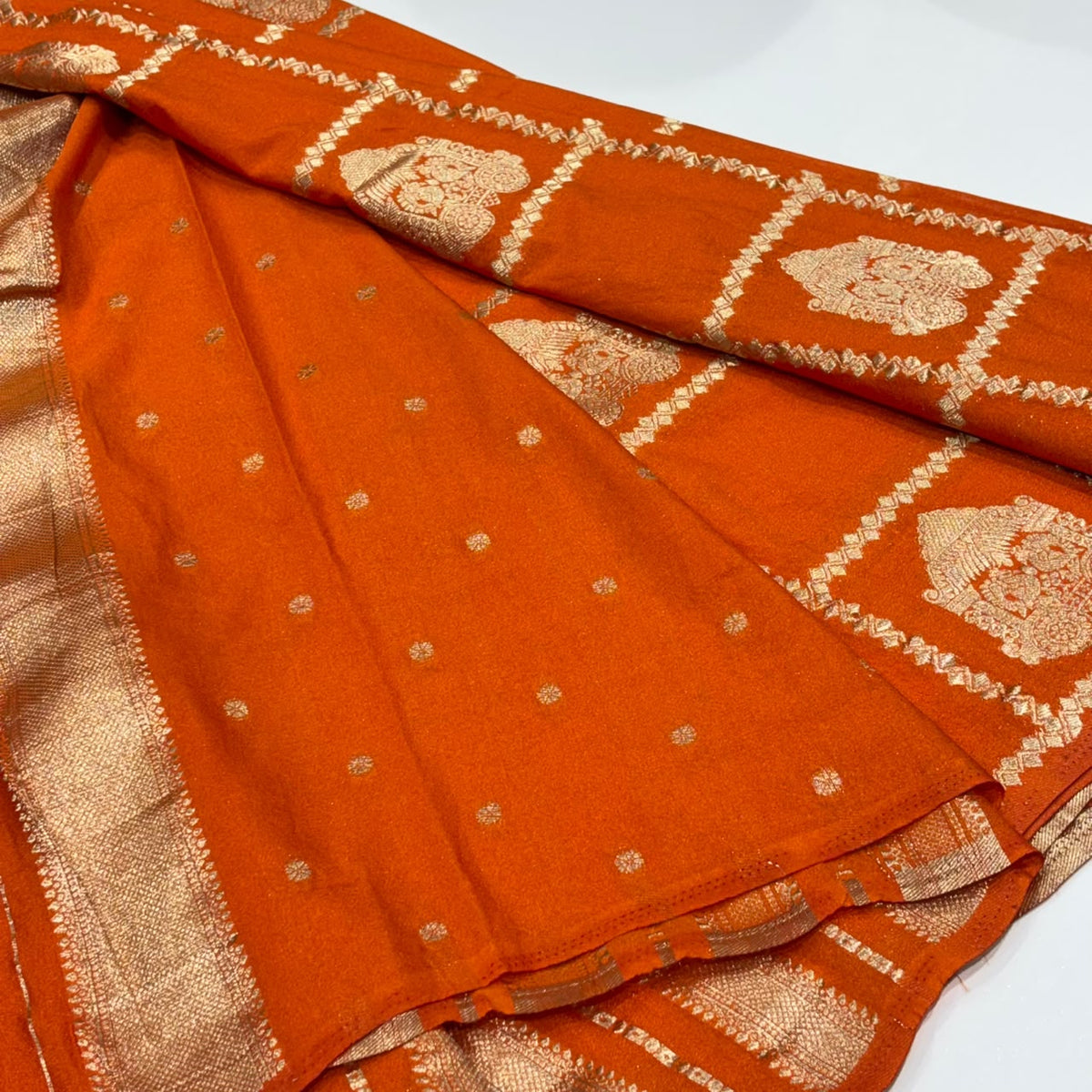 Semi Mysore Crepe Saree