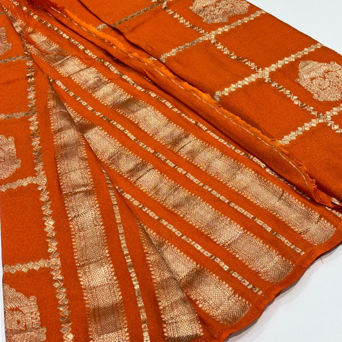 Semi Mysore Crepe Saree