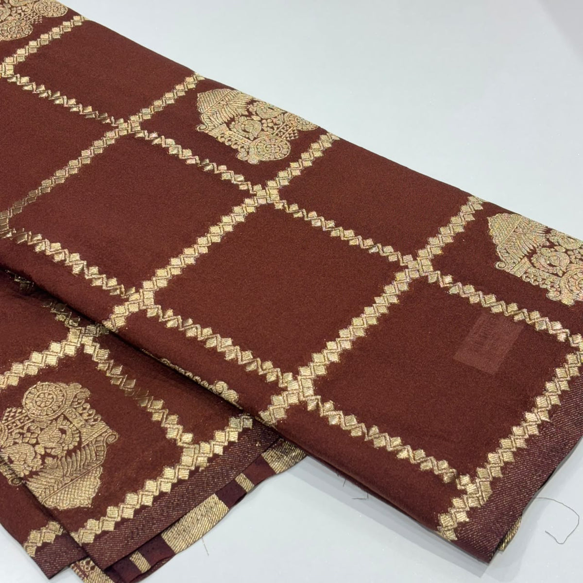 Semi Mysore Crepe Saree