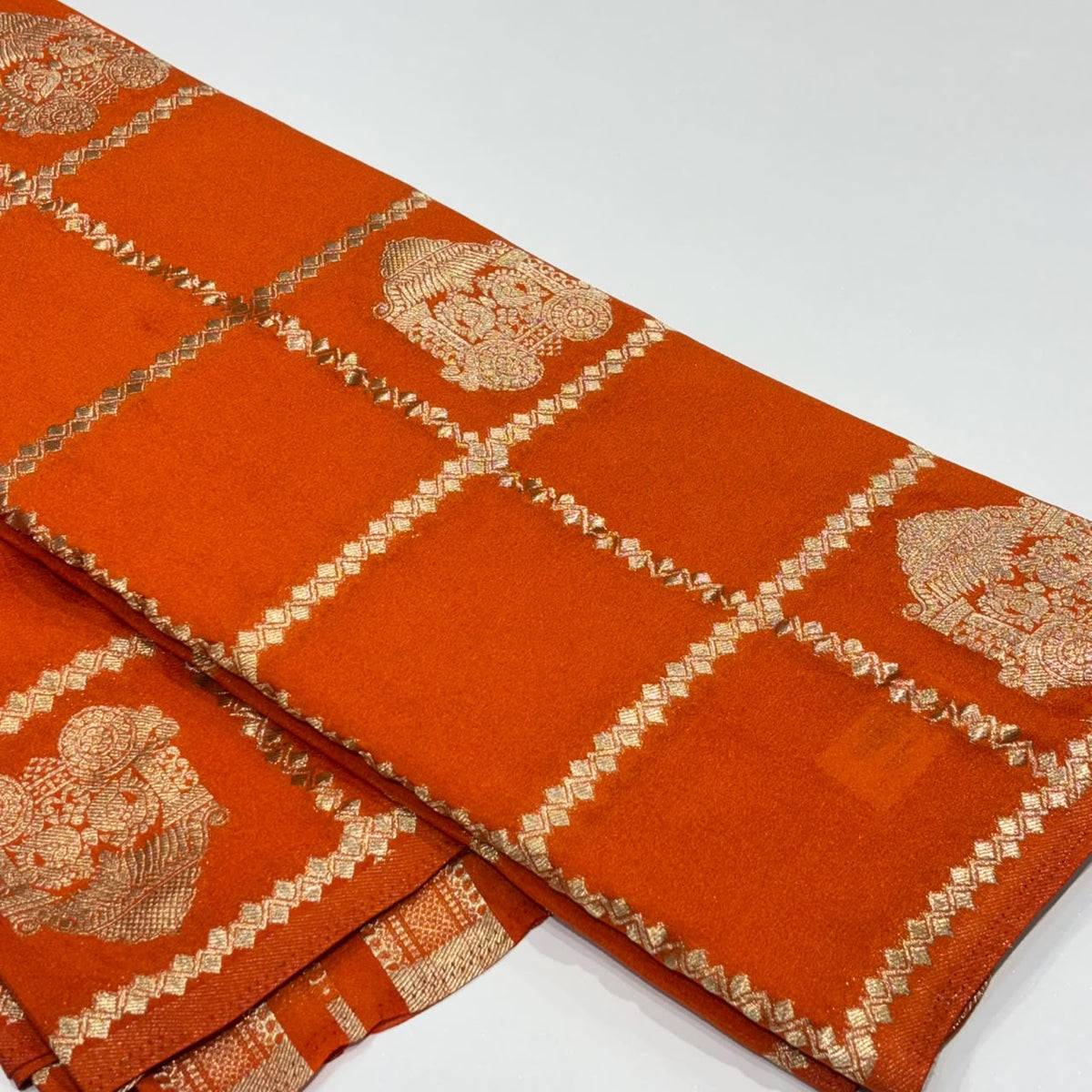 Semi Mysore Crepe Saree