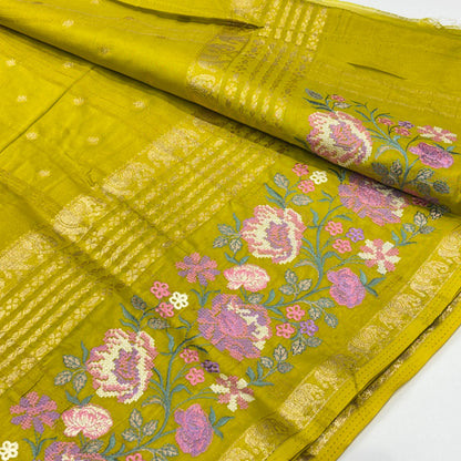 Semi Mysore Crepe Saree
