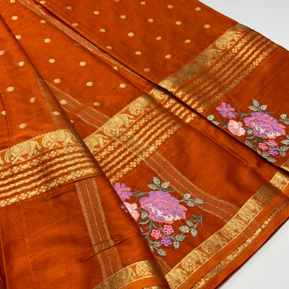 Semi Mysore Crepe Saree