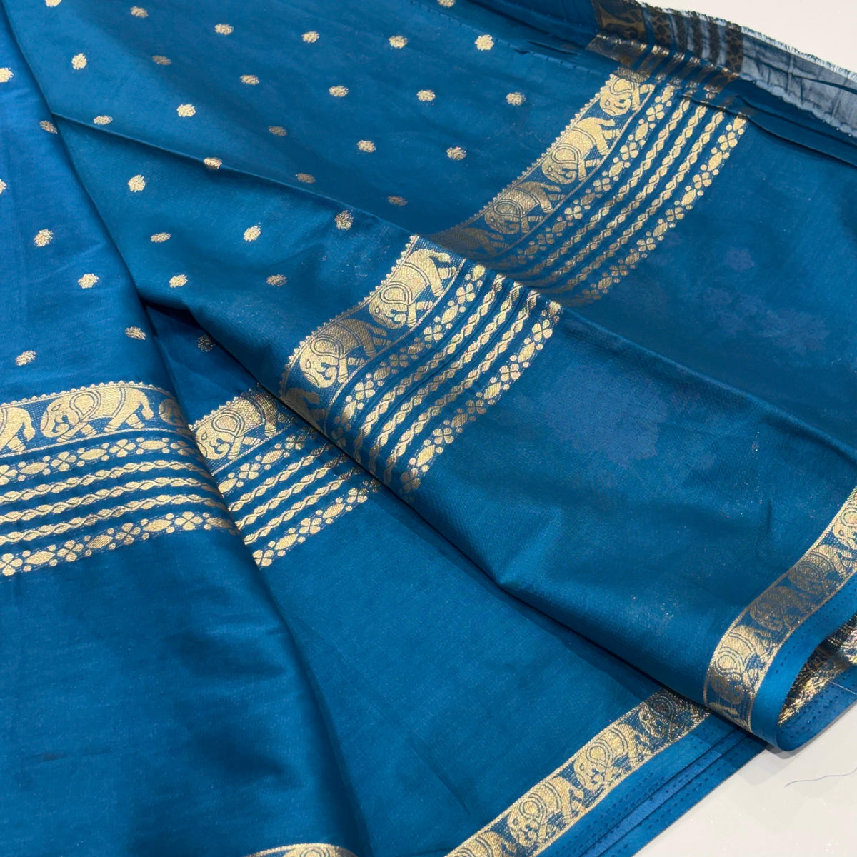 Semi Mysore Crepe Saree