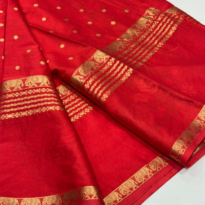 Semi Mysore Crepe Saree
