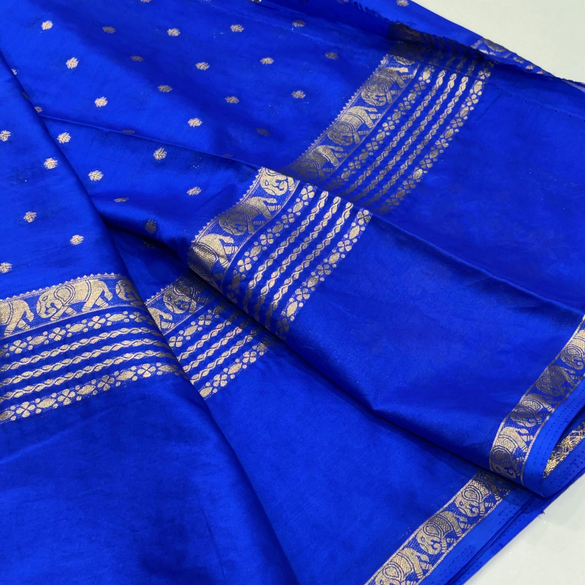 Semi Mysore Crepe Saree