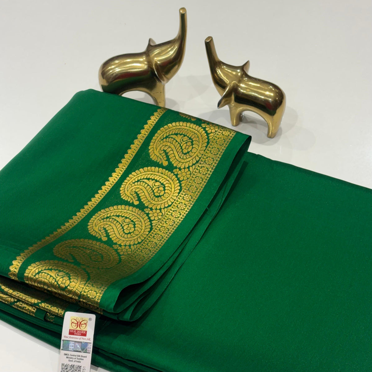 Pure Mysore Crepe Silk Saree