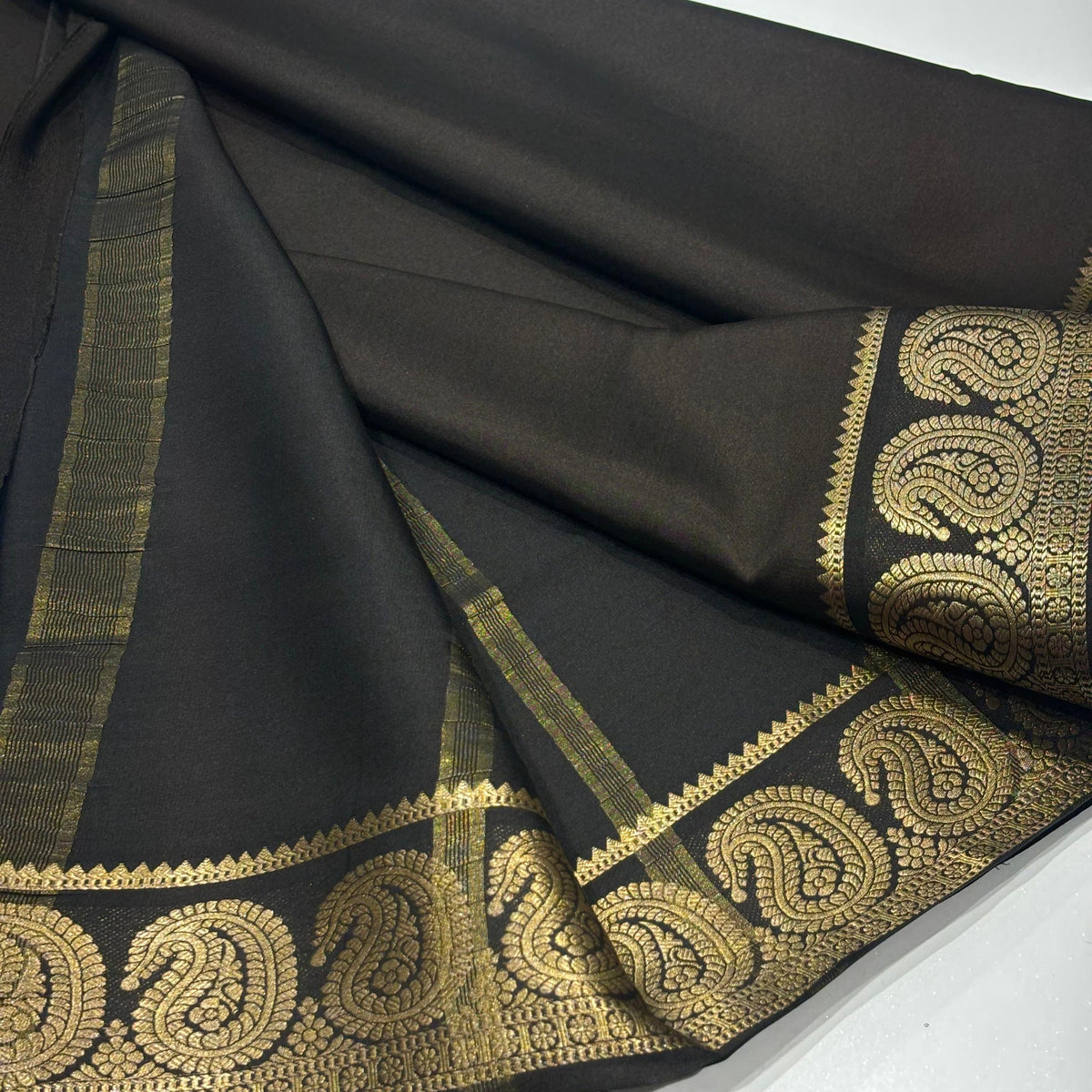 Pure Mysore Crepe Silk Saree