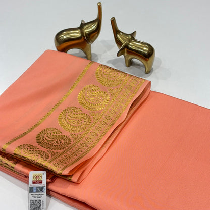 Pure Mysore Crepe Silk Saree