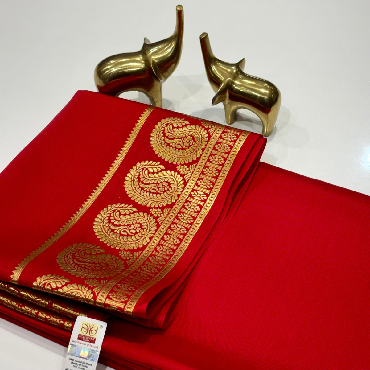 Pure Mysore Crepe Silk Saree