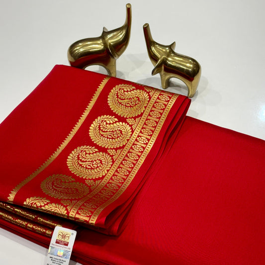 Pure Mysore Crepe Silk Saree