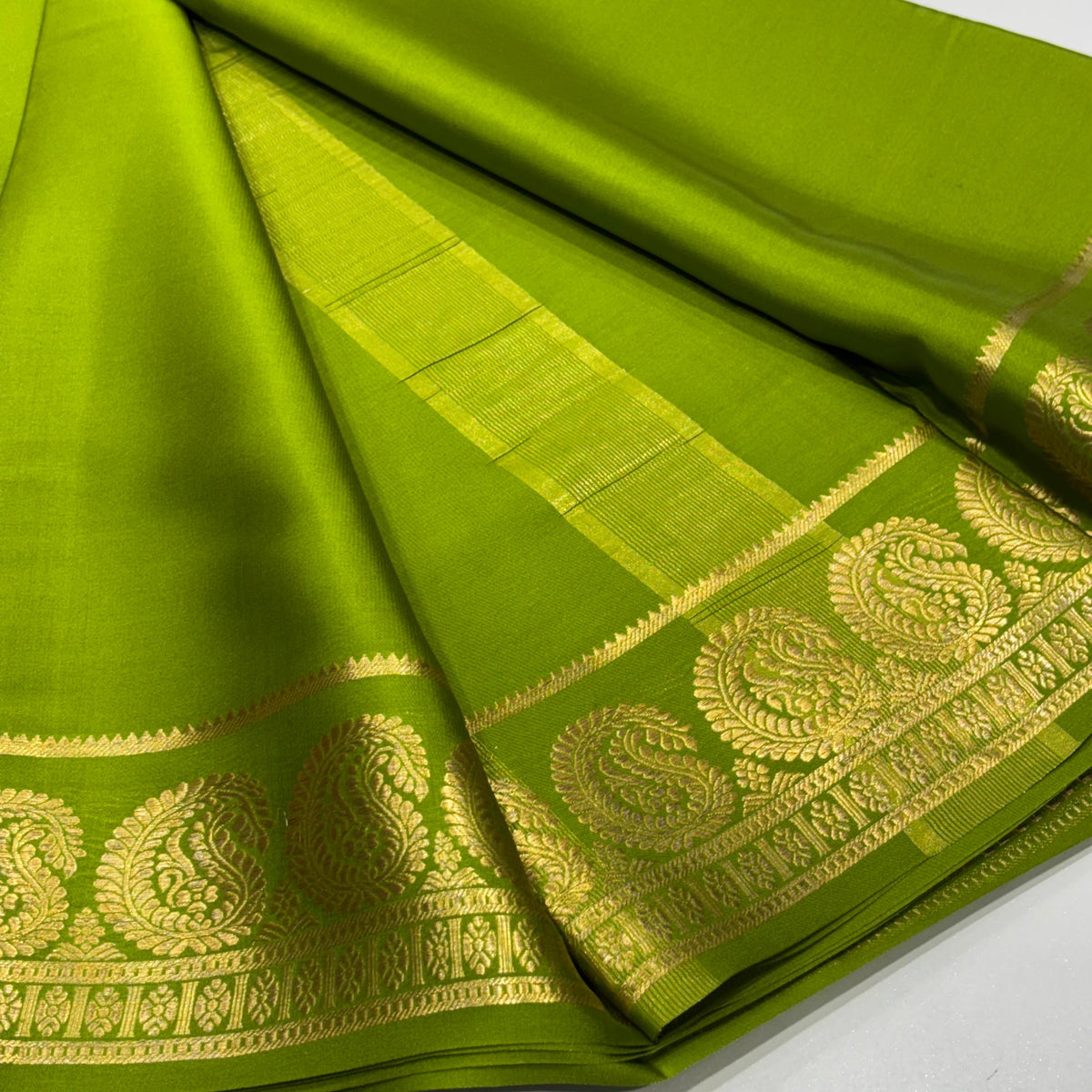 Pure Mysore Crepe Silk Saree
