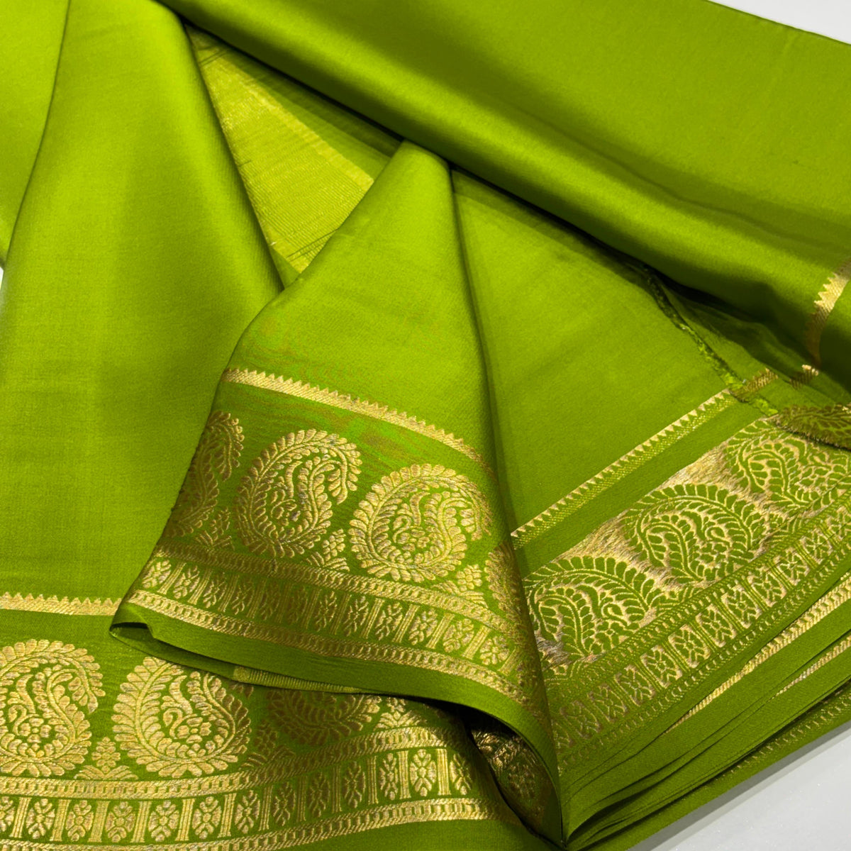 Pure Mysore Crepe Silk Saree