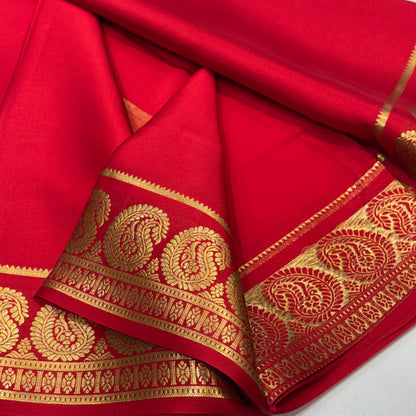 Pure Mysore Crepe Silk Saree