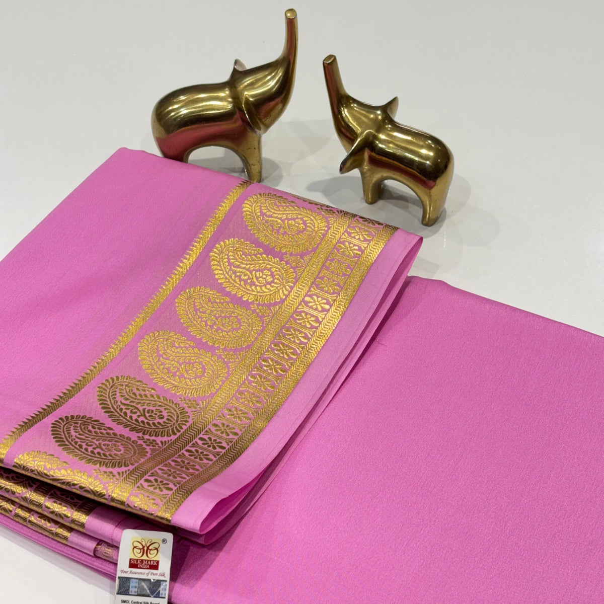 Pure Mysore Crepe Silk Saree