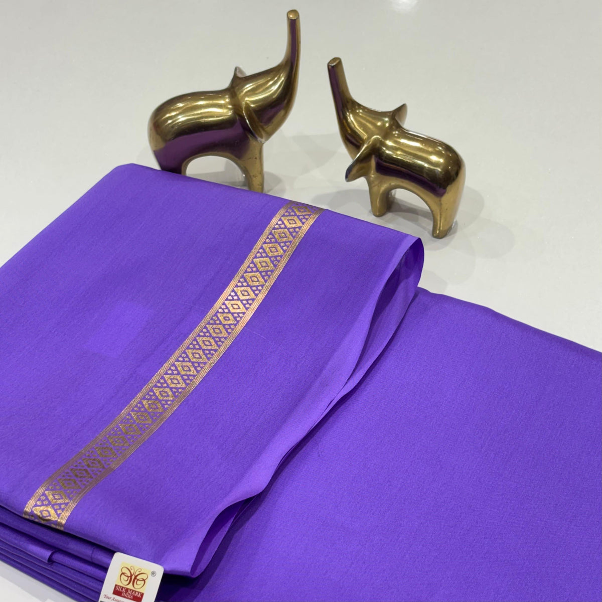 Pure Mysore Crepe Silk Saree