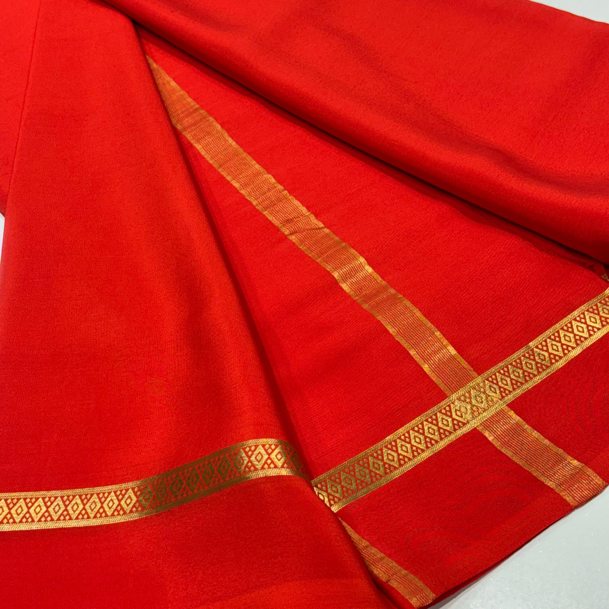 Pure Mysore Crepe Silk Saree