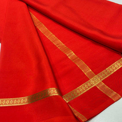 Pure Mysore Crepe Silk Saree