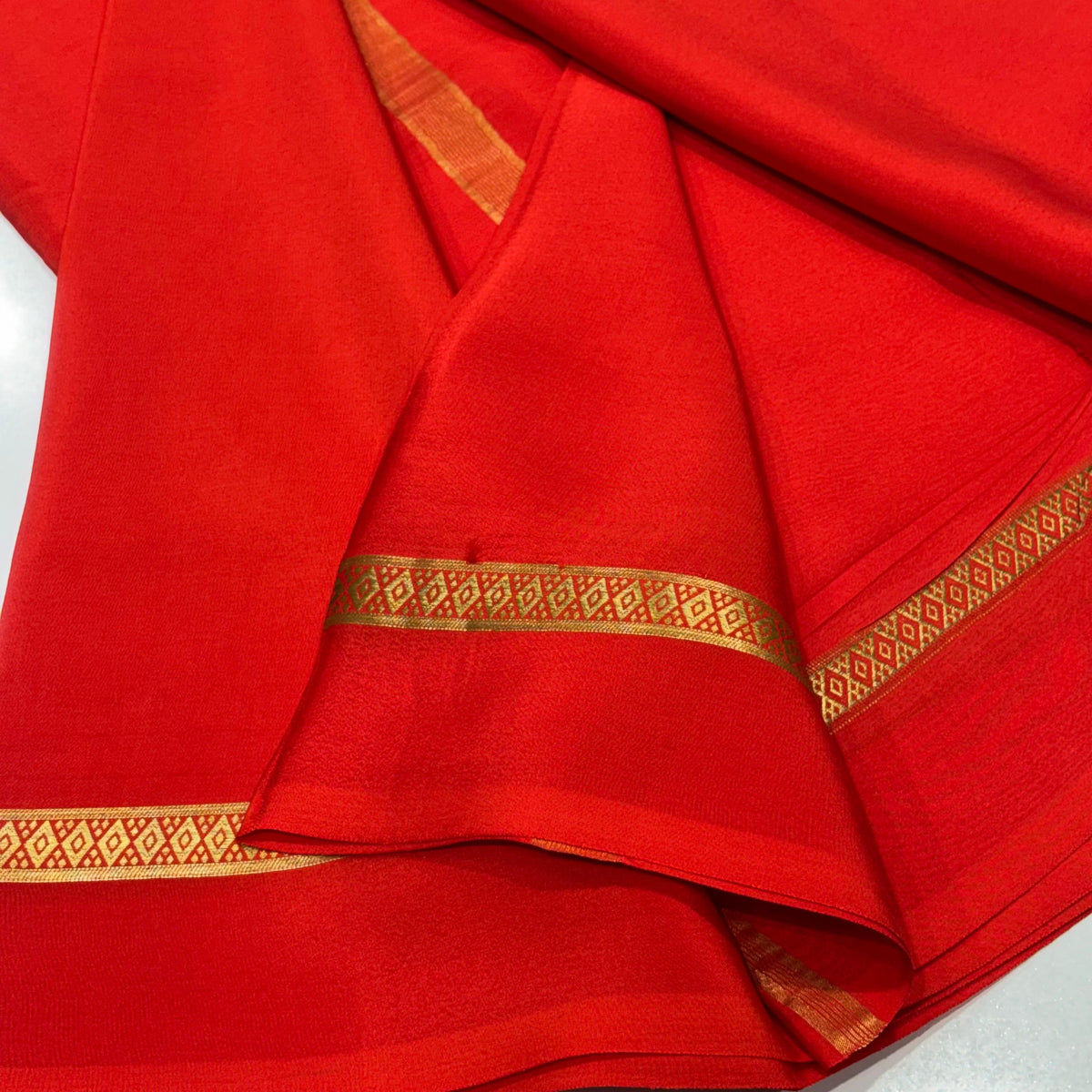 Pure Mysore Crepe Silk Saree