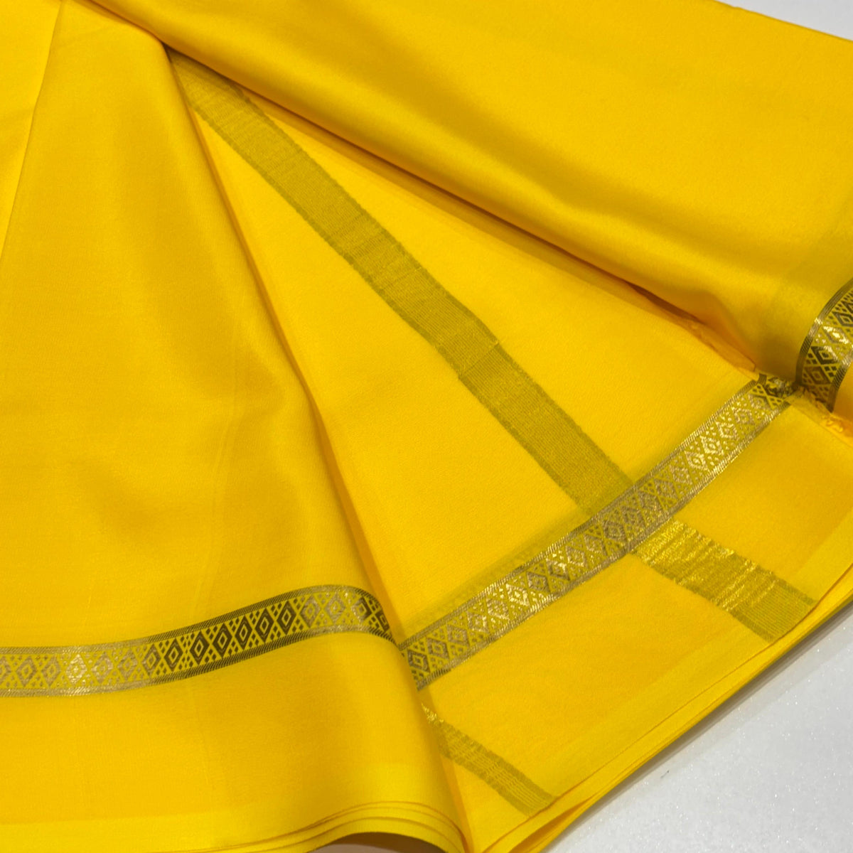 Pure Mysore Crepe Silk Saree
