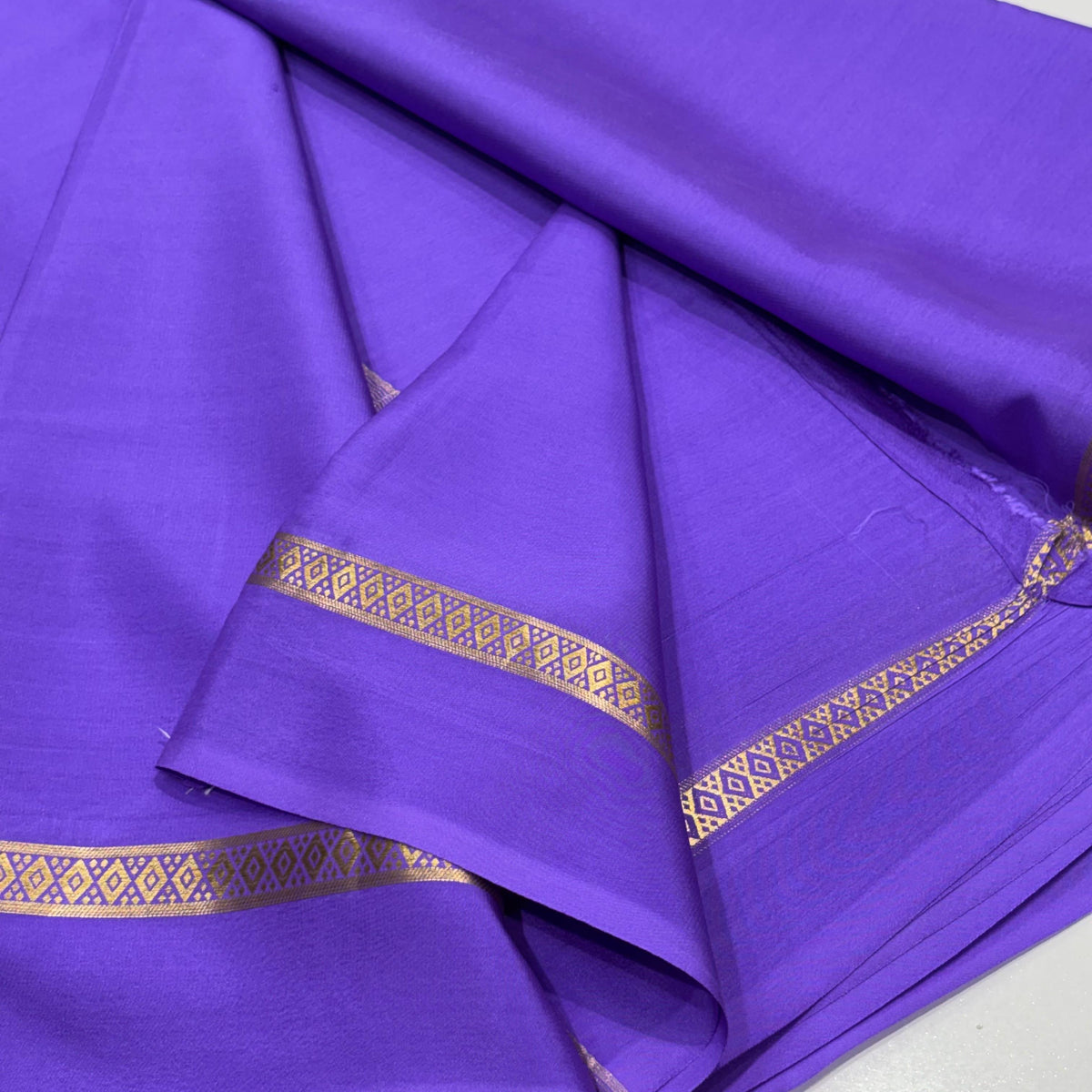 Pure Mysore Crepe Silk Saree