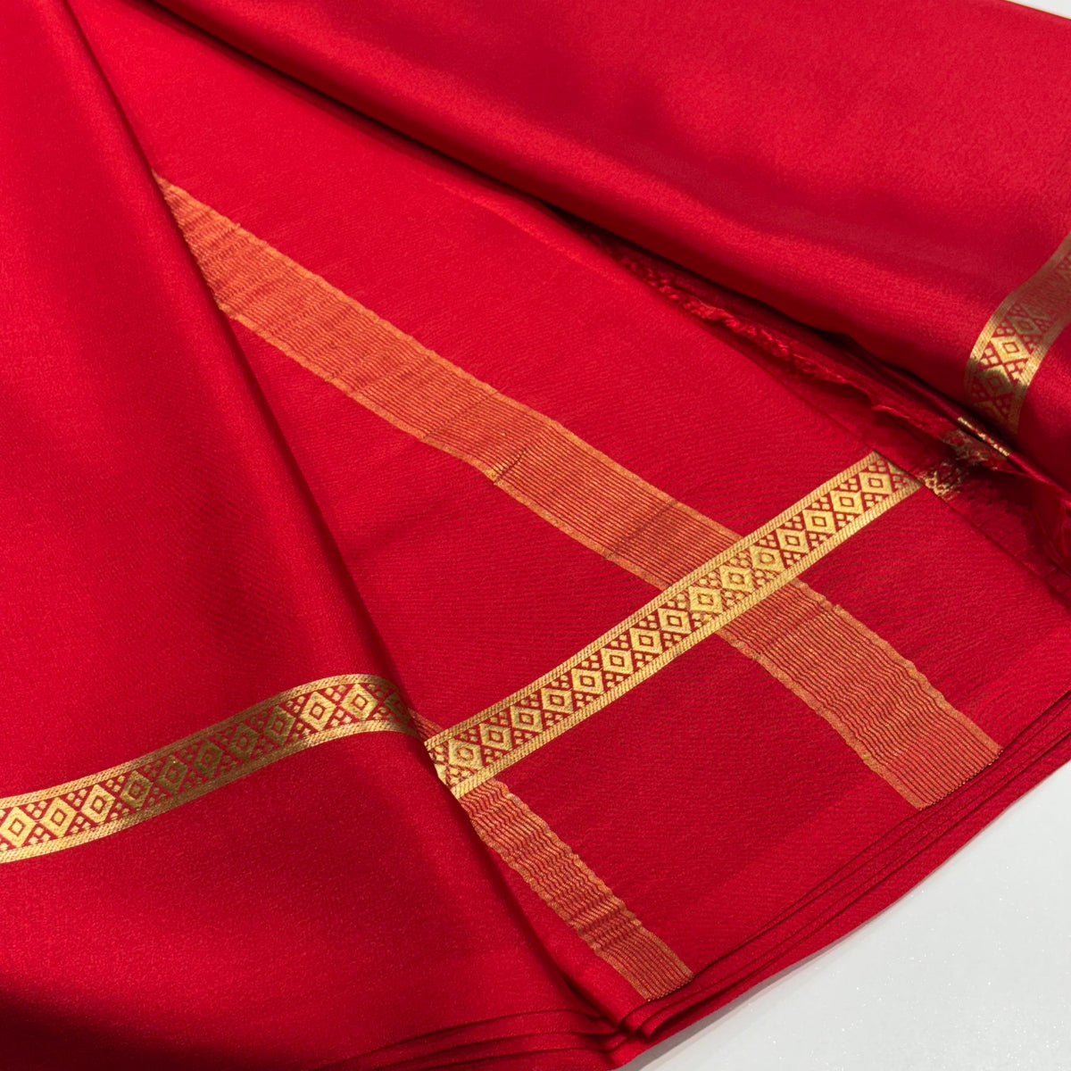 Pure Mysore Crepe Silk Saree